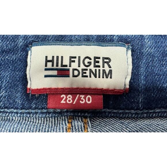 Tommy Hilfiger Men's Slim Scanton Tapered Leg Blue Denim Jeans - Size 28x29 - Picture 8 of 11